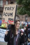 Disabled People Against Cuts wall of noise protest Manchester Conservative Party Conference